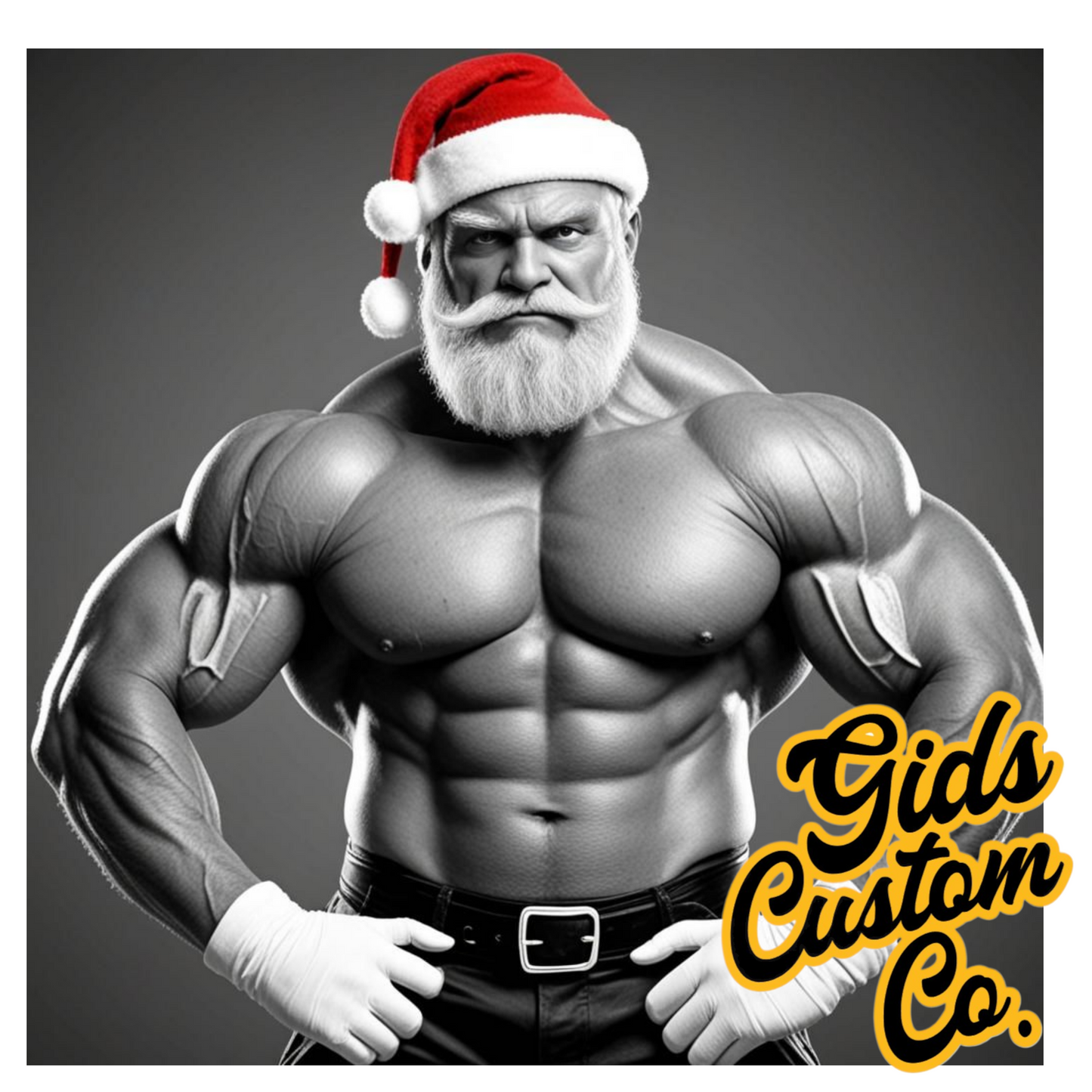 Hunky Santa Coasters For The Ladies. Fun Christmas Coasters Version 1