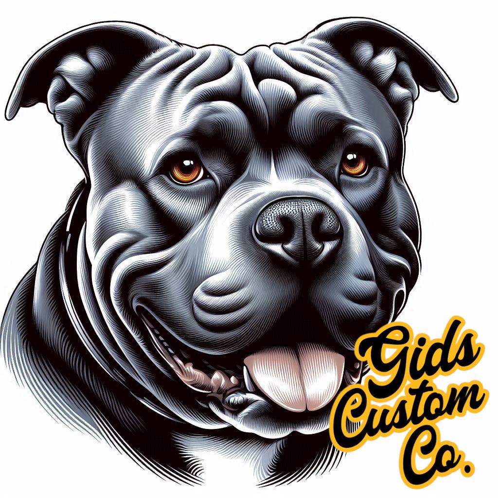 Bully Girl Branded Mugs, Perfect Gift for someone who love the British Pitbull. Put your own text on the mug! Choose from 6 images.