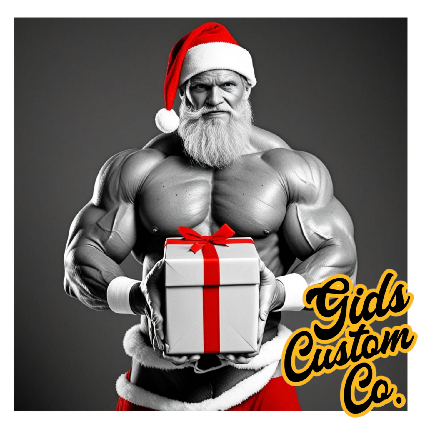 Hunky Santa Coasters For The Ladies. Fun Christmas Coasters Version 1