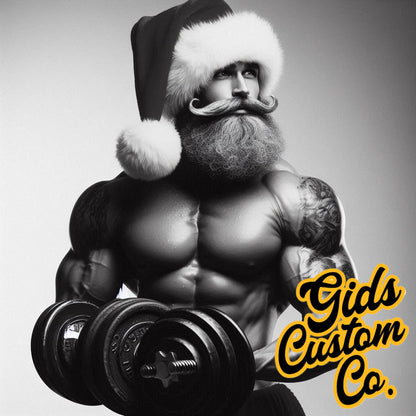 Hunky Santa Coasters For The Ladies. Fun Christmas Coasters Version 2