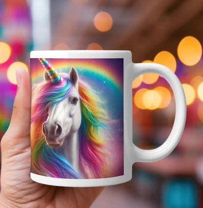 Cute Unicorn Mugs, Perfect Gift Idea for Chrstmas Gift or just for someone who loves Unicorns. Choose from 8 images.