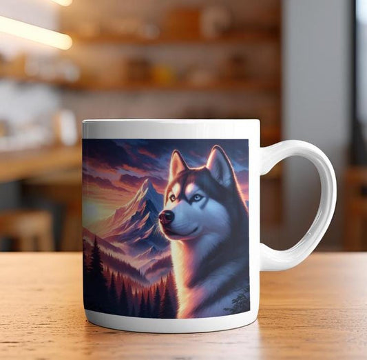 Cute Husky Mugs, Perfect Gift Idea for Chrstmas Gift or just for someone who loves the Husky breed! Choose from 8 images