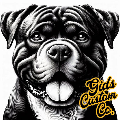 Bully Boy T shirt Mens Custom Design T shirt Sublimated Image. For All Lovers of The British Pitbull Breed. Choose from 8 images.