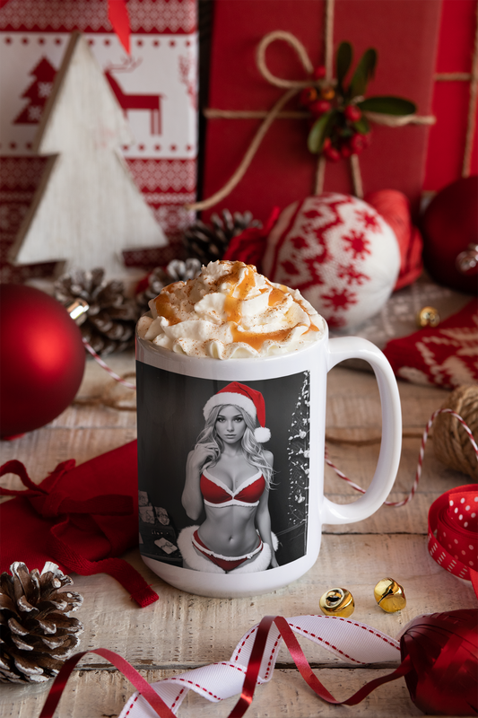 Babe Christmas Mug. One for the Lads! Various options available on the mug